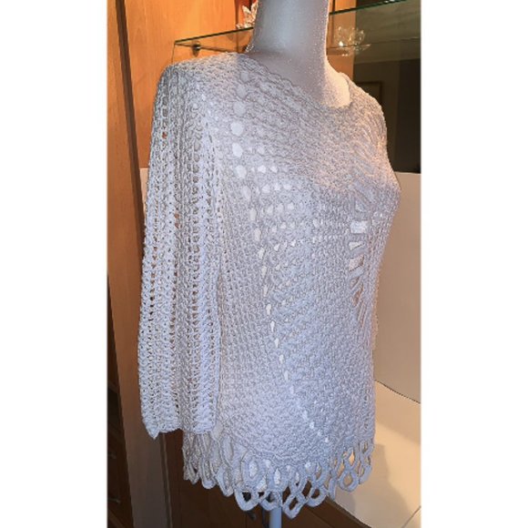 NWOT NY COLLECTIONS LIGHT WEIGHT TAPERED SWEATER S - Picture 2 of 3